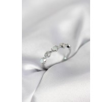 Gümüş Renk Minimal Kalp Model Zirkon Taşlı Pirinç Kadın Yüzük - TJ-BYK4061