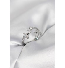 Minimal Kutup Yıldızı Model Gümüş Renk Kadın Yüzük - TJ-BYK4134