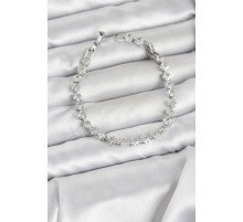 Kare Zirkon Taşlı Gümüş Renk Pirinç Su Yolu Kadın Bileklik - TJ-BB8325