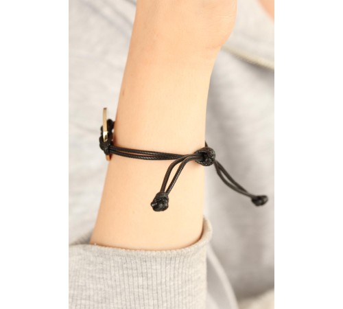 COOL (Havalı) Siyah Deri İpli Unisex Mood Bileklik - TJ-BB1984 COOL (Havalı) Siyah Deri İpli Unisex Mood Bileklik - TJ-BB1984