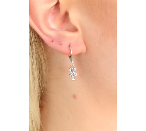 Ş Harf Bayan Küpe - TJ-BKP4864-KS Ş Harf Bayan Küpe - TJ-BKP4864-KS