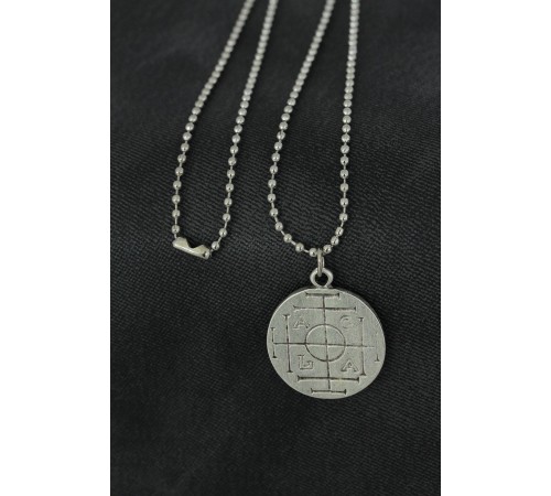 Madalyon Figürlü Metal Erkek Kolye - TJ-ERK933-KS Madalyon Figürlü Metal Erkek Kolye - TJ-ERK933-KS