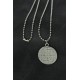 Madalyon Figürlü Metal Erkek Kolye - TJ-ERK933-KS