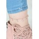 Rose Renk Zincirli Damla Taşlı Hal Hal - TJ-HH823-KS