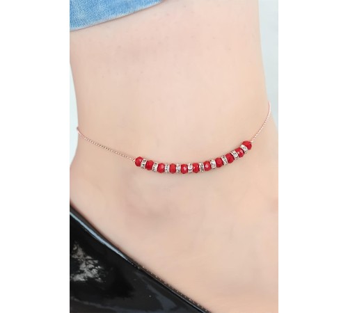 Bordo Miyuki Taşlı Hal Hal - TJ-HH850-KS Bordo Miyuki Taşlı Hal Hal - TJ-HH850-KS