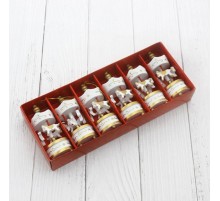 Dekoratif 6'li Beyaz Mini Atlı Karınca