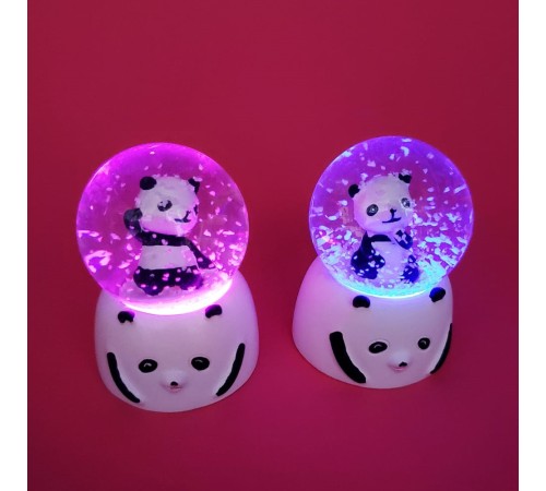 Mini Işıklı Panda Kar Küresi 1 Adet