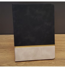 Siyah Çizgili Deri Defter