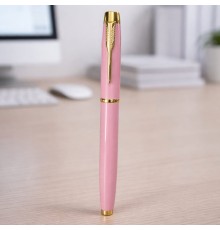 Premium Pembe Metal Roller Kalem