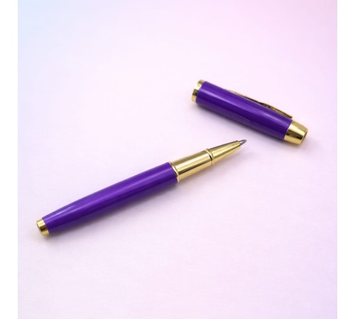 Mor Metal Roller Kalem