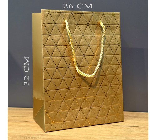 Büyük Boy Gold Hediye Çantası