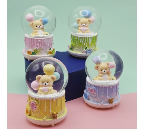 Orta Boy Sevimli Ayıcık Kar Küresi 1 Adet