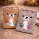 Sevimli Peluş Çizgili Defter