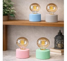 Ampül Tasarımlı Retro Masa Lambası