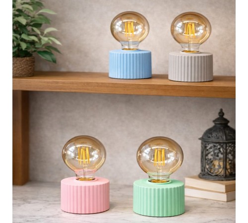 Ampül Tasarımlı Retro Masa Lambası