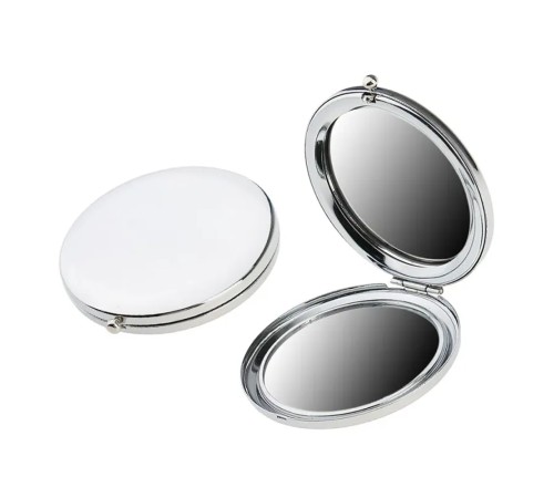 Gümüş Renk Cep Aynası