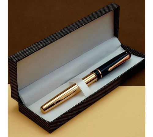 Öğretmenler Günü Hediyesi Kutulu Kalem Gold Siyah