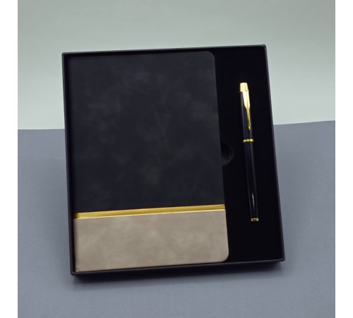 Defter Ve Kalem Kutulu Siyah Set