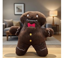 Kurabiye Adam Figürlü Peluş Yastık