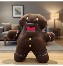 Kurabiye Adam Figürlü Peluş Yastık