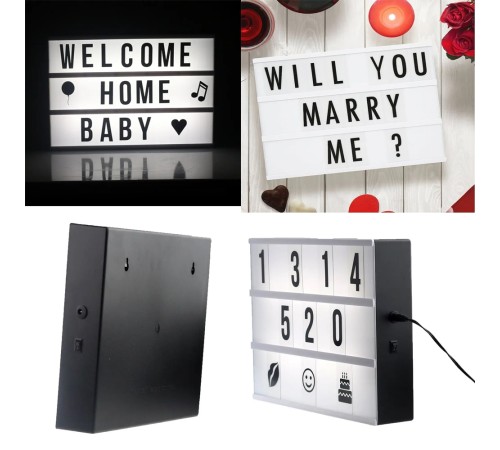 A4 Led Işıklı Yazı Panosu Lightbox