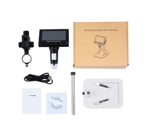 1000 X 2.0MP USB Dijital Elektronik Mikroskop 8 LCD Ekran VGA Büyüteç DM4-S 1000 X 2.0MP USB Dijital Elektronik Mikroskop 8 LCD Ekran VGA Büyüteç DM4-S