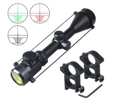 Spike 3-9x50 Zoomlu Dürbünü Kırmızı Yeşil Işık Çelik Gövde