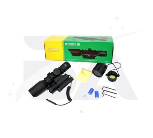 3-10x42 NK Zoomlu Dürbün Lazeri Zenon Fenerli M9 3-10x42 NK Zoomlu Dürbün Lazeri Zenon Fenerli M9