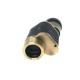 6X24 Baigish Askeri Tarzi Pirinç Ve Deri Kaplamalı Deri Çantalı Monocular Dürbün Sarı