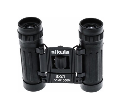 8x21 Dürbün Siyah  Dürbünü 56m/1000m Kauçuk Kaplama NK