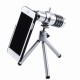 Iphone 5 5S - Iphone 4 4S Için Alüminyum 14X Optik Zoom Yakından Görüntü Çekme Dürbün
