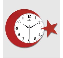 Ay Yildiz Duvar Saati 134-1