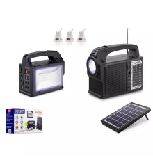 Nns Ns8139ls Bt Bluetooth Speaker Fm Radyo Solar Lamba