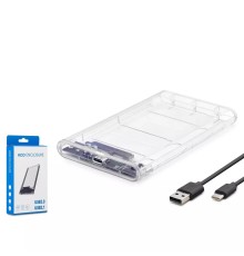 Harddisk Kutusu Şeffaf Type-C HDX1766