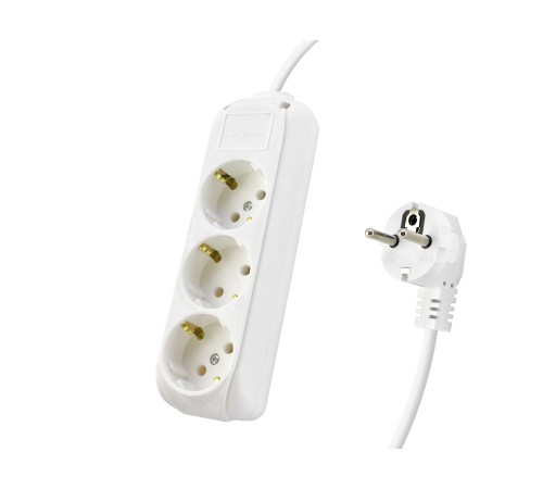 Topraklı Uzatma Kablosu 3 Priz 5 M - Beyazz 9230105