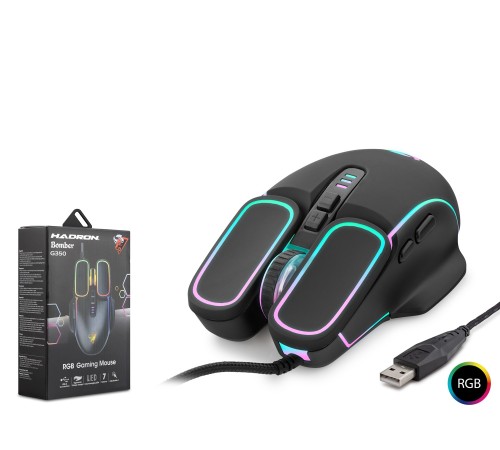 Bomber Gaming Mouse 6400 Dpi Rgb - Si̇yah  G350