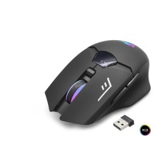 G400 Kablosuz Gaming Mouse Dual Mod 1600 Dpi Sessiz Rgb - Siyah