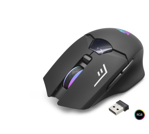 G400 Kablosuz Gaming Mouse Dual Mod 1600 Dpi Sessiz Rgb - Siyah