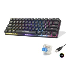 Mekanik Gaming Mini Klavye Blue Switch Rgb - Siyah G509B