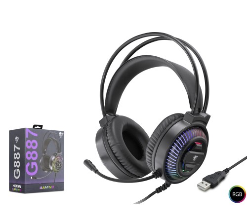 Gaming Kulaklik Usb Rgb 7.1 - Si̇yah G887