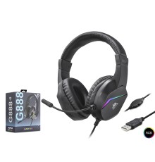 Gaming Kulaklik Usb Rgb - Si̇yah G888