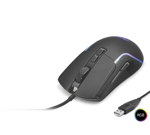 Gaming Mouse Optik 1200–2400 Dpi Usb Rgb - Siyah GM170B/LA