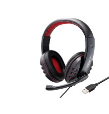 Gaming Kulaklık Usb Ps4 Uyumlu - Siyah Kırmızı HD1171