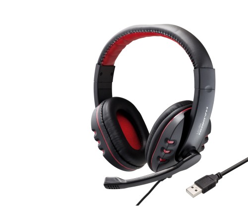 Gaming Kulaklık Usb Ps4 Uyumlu - Siyah Kırmızı HD1171