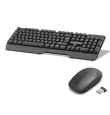 Kablosuz Klavye Ve Mouse Seti - Siyah HD844