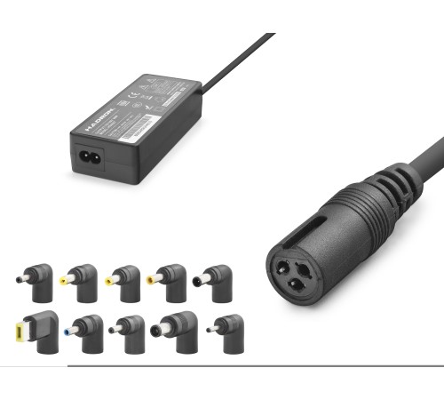 15-24V 90W Universal Laptop Adaptörü - 10 Farklı Uç - Tüm Markalarla Uyumlu - Siyah HD8887