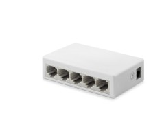 Ethernet Switch 5 Port 10/100 Mbps - Beyaz HDX1344