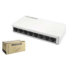 Ethernet Switch 8 Port 10/100 Mbps - Beyaz HDX1366
