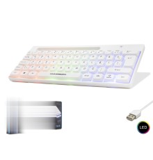 Gaming Mini Klavye Led - Beyaz HDX2608