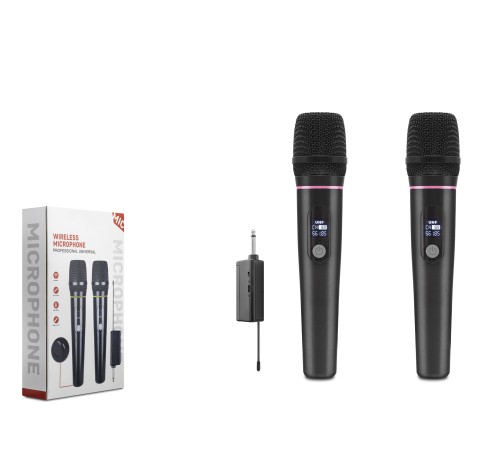 Profesyonel Kablosuz Uhf 2’Li̇ Mi̇krofon Seti̇ - 6.35Mm - Si̇yah HDX2791